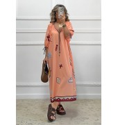 Boho μακρύ καφτάνι Boho μακρύ καφτάνι