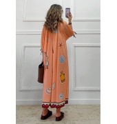 Boho μακρύ καφτάνι Boho μακρύ καφτάνι