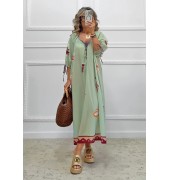 Boho μακρύ καφτάνι