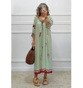 Boho μακρύ καφτάνι