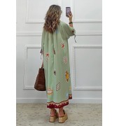 Boho μακρύ καφτάνι