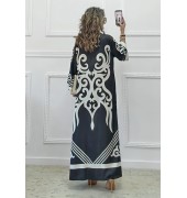 Μακρύ καφτάνι με print