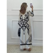 Μακρύ καφτάνι με print