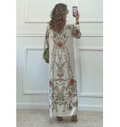 Μακρύ καφτάνι με print
