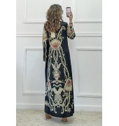 Μακρύ καφτάνι με print