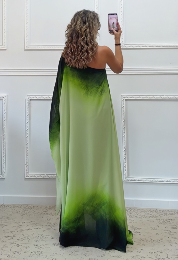 Maxi φόρεμα με έναν ώμο