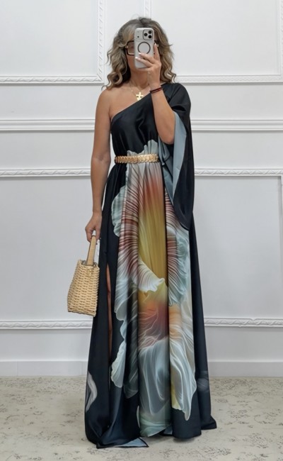 Maxi φόρεμα με έναν ώμο Maxi φόρεμα με έναν ώμο