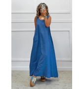 Oversized λινό φόρεμα Oversized λινό φόρεμα