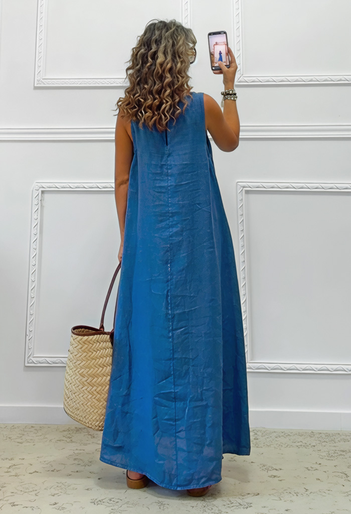 Oversized λινό φόρεμα Oversized λινό φόρεμα