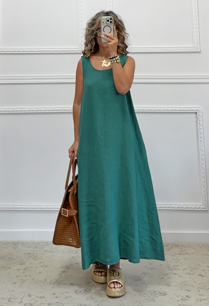 Oversized λινό φόρεμα Oversized λινό φόρεμα