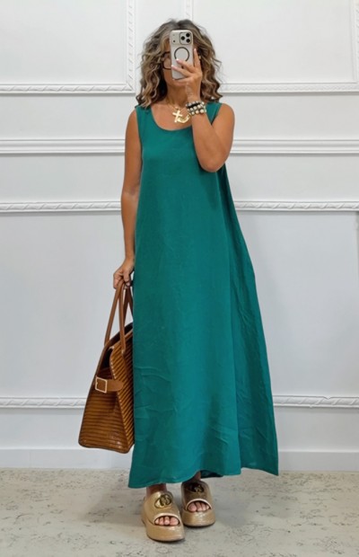 Oversized λινό φόρεμα Oversized λινό φόρεμα