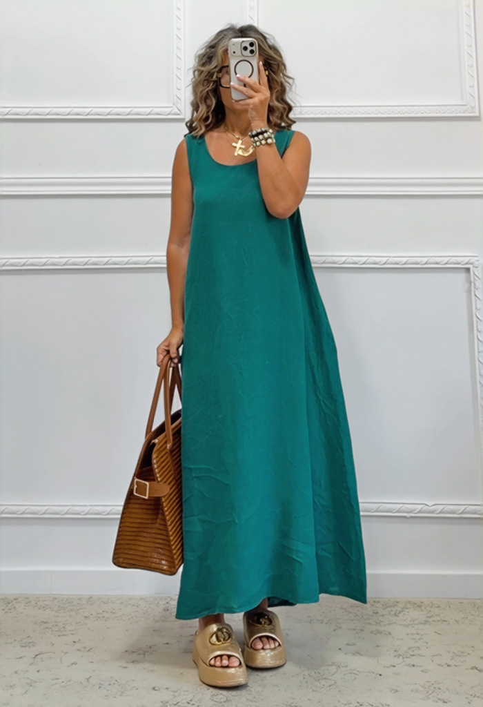 Oversized λινό φόρεμα Oversized λινό φόρεμα