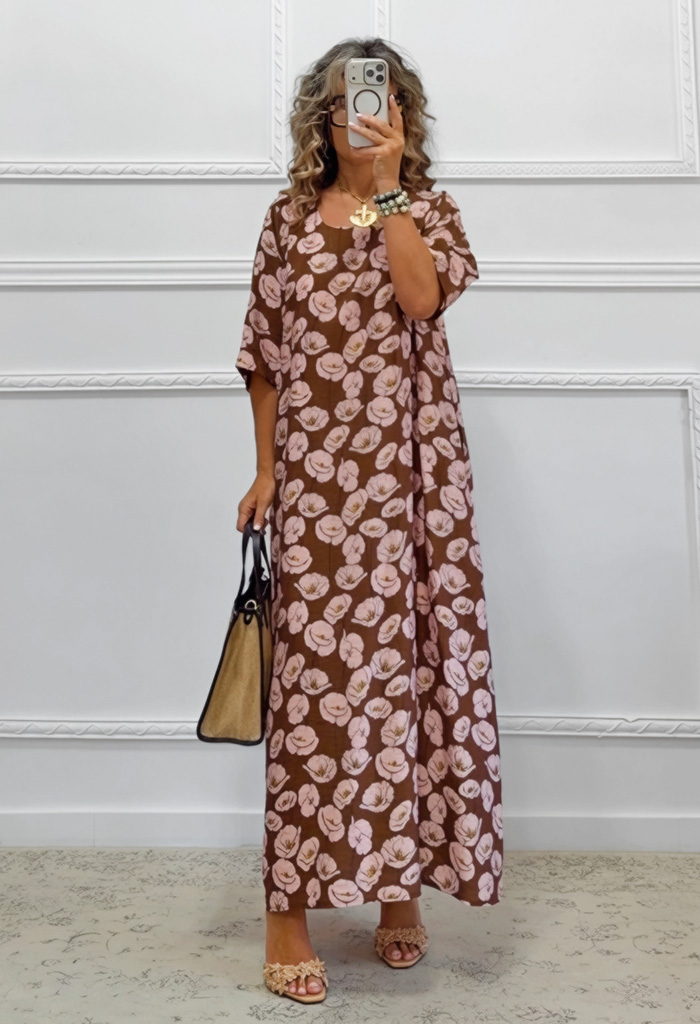 Oversized φλοράλ φόρεμα Oversized φλοράλ φόρεμα