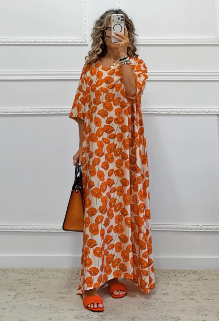 Oversized φλοράλ φόρεμα Oversized φλοράλ φόρεμα