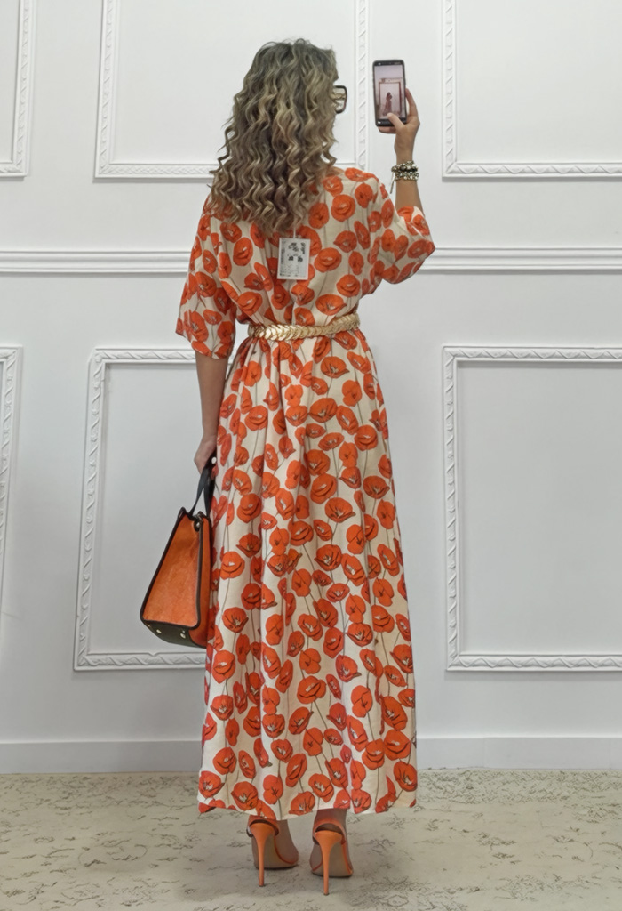 Oversized φλοράλ φόρεμα Oversized φλοράλ φόρεμα