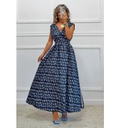Φόρεμα με print ψαράκια Φόρεμα με print ψαράκια