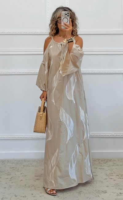 Boho φόρεμα με κεντήματα