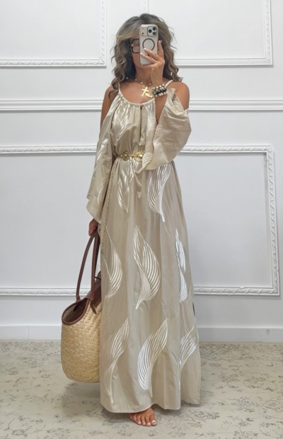 Boho φόρεμα με κεντήματα