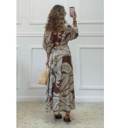 Μακρύ φόρεμα με print