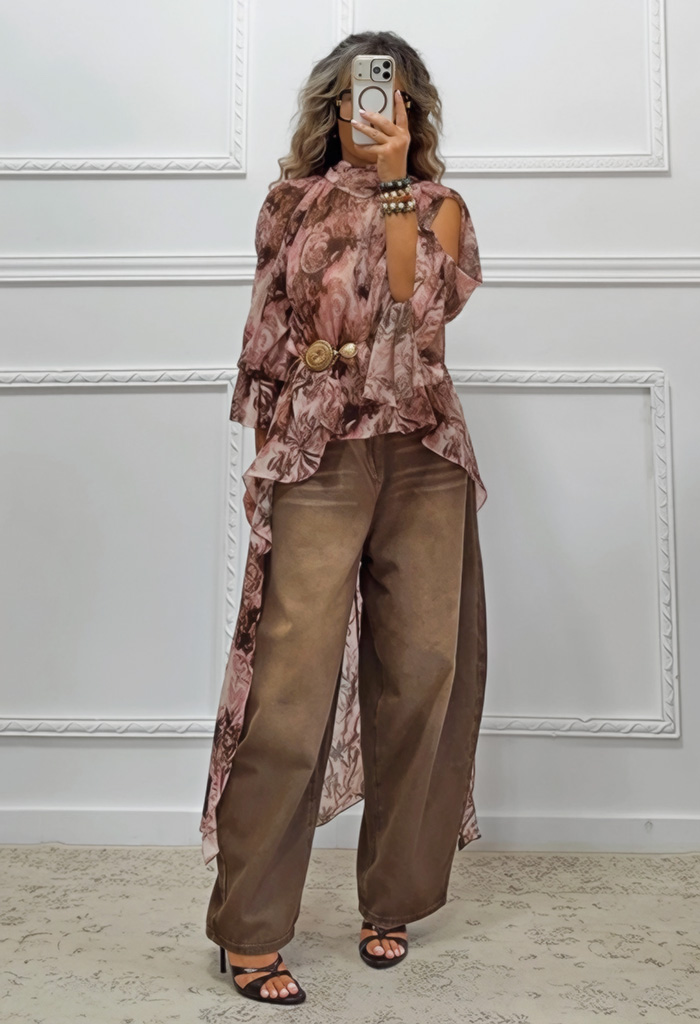 Boho ασύμμετρη τουνίκ Boho ασύμμετρη τουνίκ