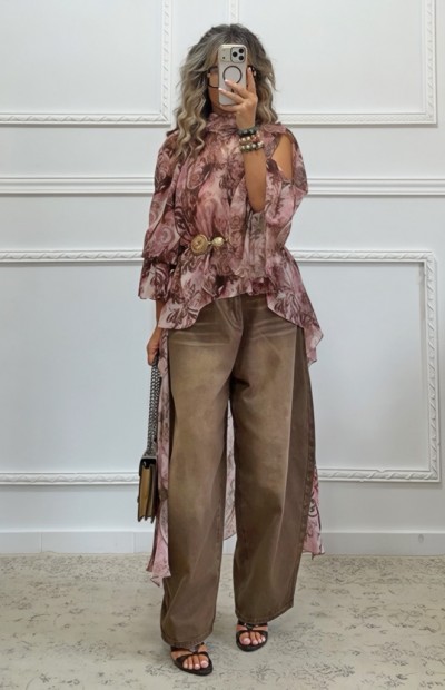 Boho ασύμμετρη τουνίκ Boho ασύμμετρη τουνίκ