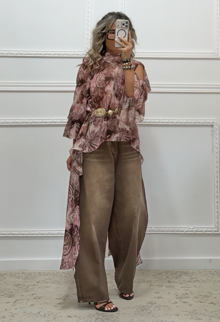 Boho ασύμμετρη τουνίκ Boho ασύμμετρη τουνίκ