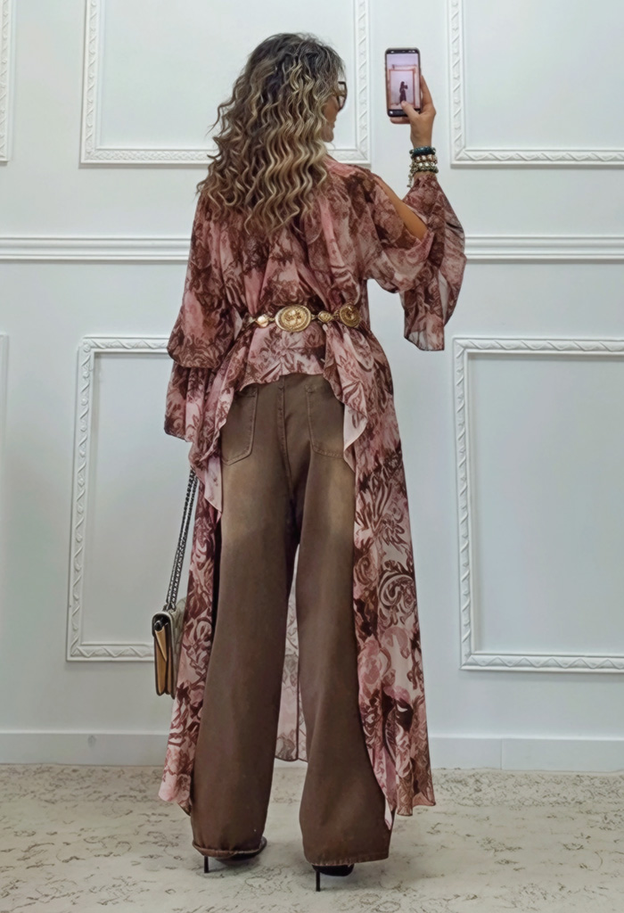 Boho ασύμμετρη τουνίκ Boho ασύμμετρη τουνίκ