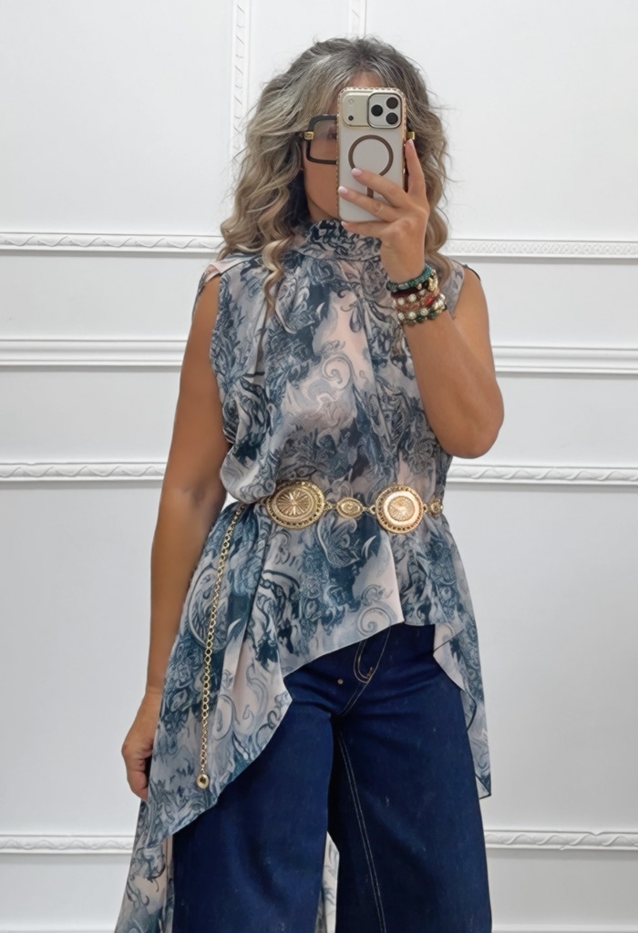 Boho ασύμμετρη τουνίκ Boho ασύμμετρη τουνίκ