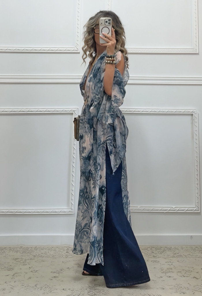 Boho ασύμμετρη τουνίκ Boho ασύμμετρη τουνίκ