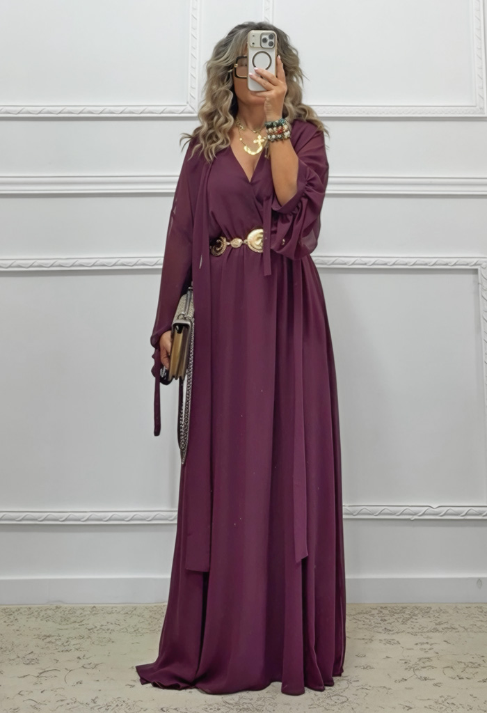 Maxi φόρεμα μπορντό Maxi φόρεμα μπορντό