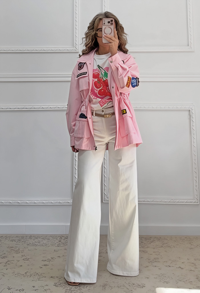 Jacket baby pink