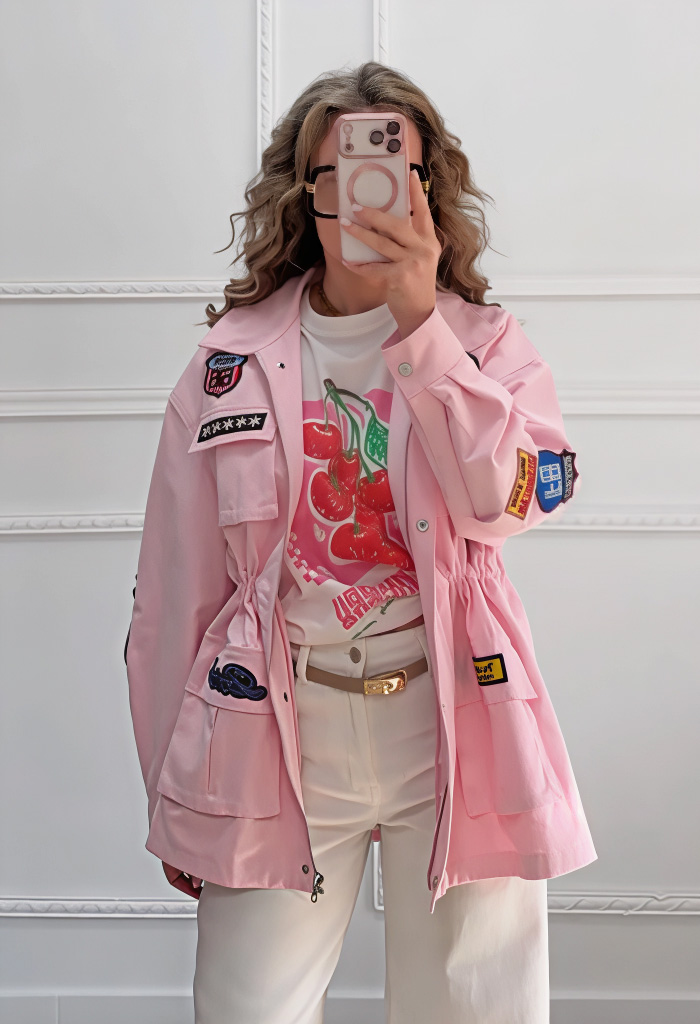 Jacket baby pink