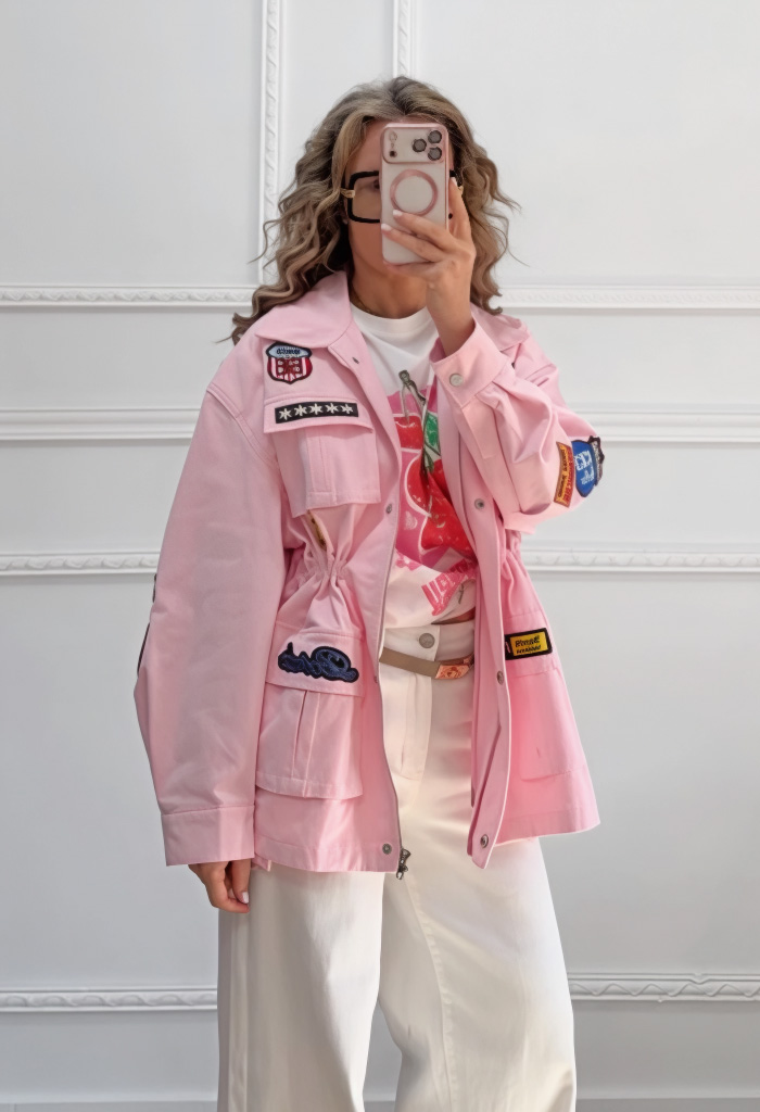 Jacket baby pink