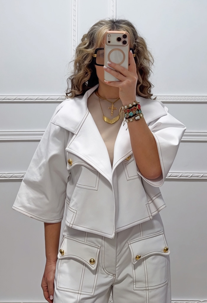 Oversized τζιν μπουφάν