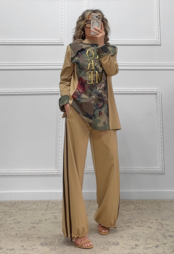 Σακάκι με army λεπτομέρειες