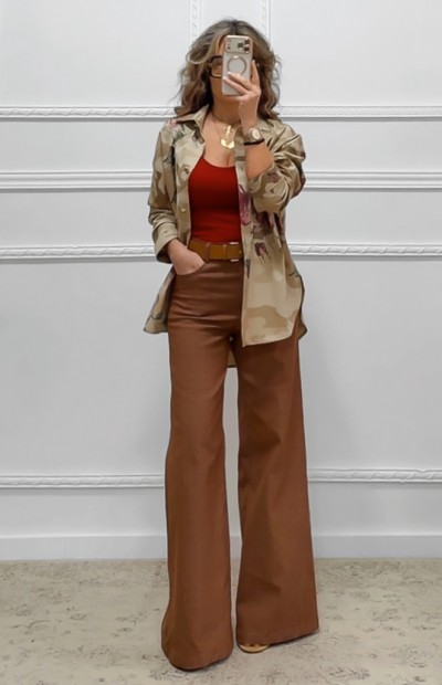 Wide leg παντελόνι Wide leg παντελόνι