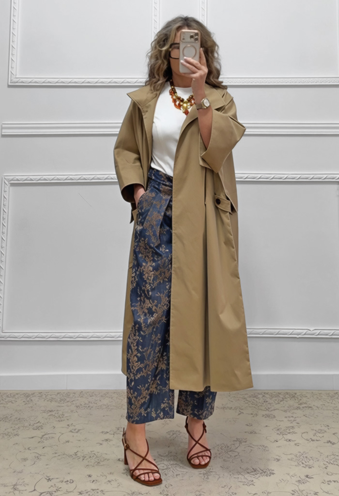 Καμπαρντίνα μπεζ του πούρου