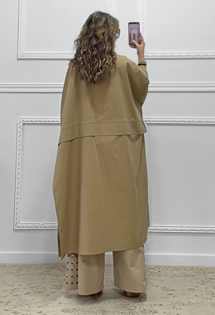 Καμπαρντίνα μπεζ του πούρου