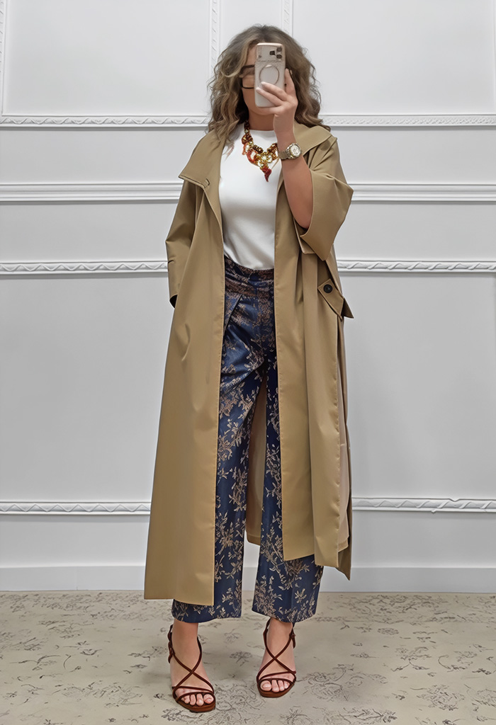 Καμπαρντίνα μπεζ του πούρου