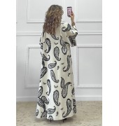 Μακρύ printed κιμονό