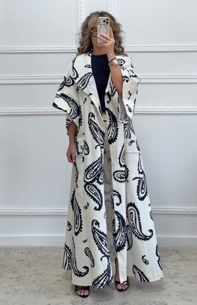 Μακρύ printed κιμονό