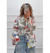Floral κιμονό
