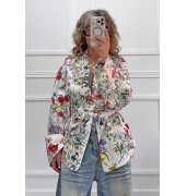 Floral κιμονό