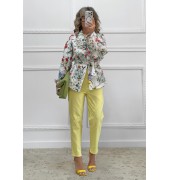Floral κιμονό