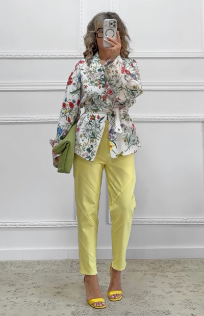 Floral κιμονό