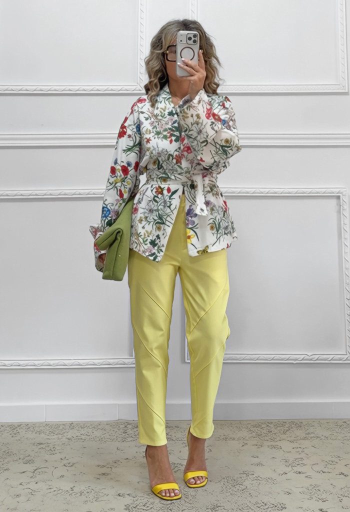 Floral κιμονό