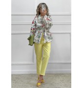 Floral κιμονό