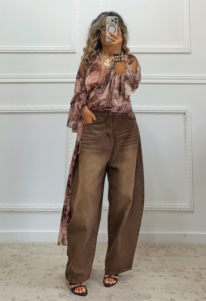 Boho ασύμμετρη τουνίκ Boho ασύμμετρη τουνίκ