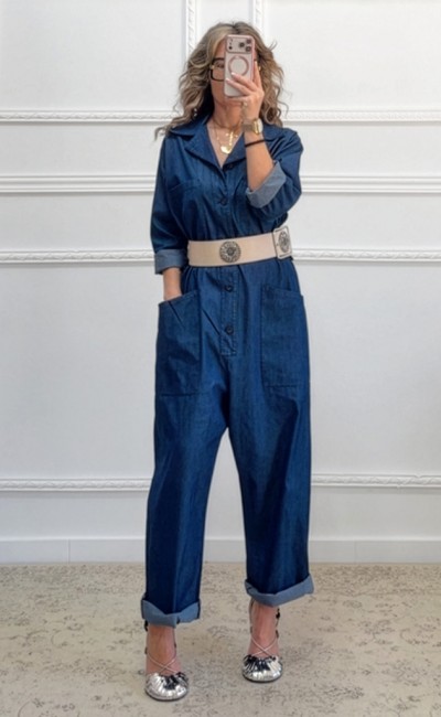 Ολόσωμη φόρμα σε super baggy γραμμή