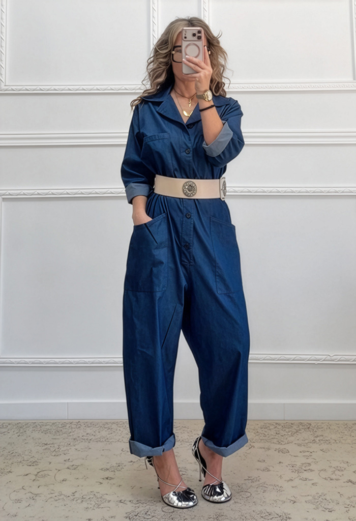 Ολόσωμη φόρμα σε super baggy γραμμή